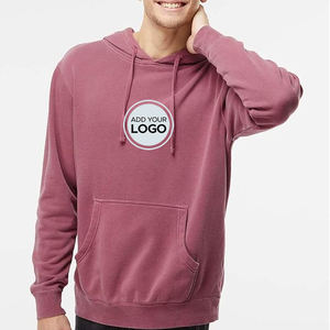 Independent Trading Company Sudaderas con capucha 10oz Peso pesado Pigmento teñido Pullover Fleece Hoodie Relaxed Roomy Fit Mezcla de algodón Unisex - Product Image 3