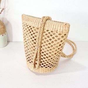 กระเป๋าถือสานจากผักตบชวาสุดหรูสำหรับผู้หญิง  กระเป๋าใยธรรมชาติที่เป็นมิตรกับสิ่งแวดล้อม - Product Image 6