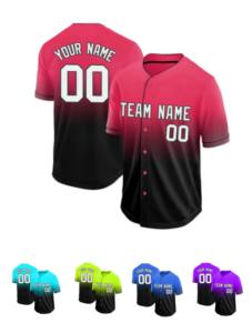 Uniforme ligero de camiseta de béisbol de secado rápido para equipo deportivo con logotipo personalizado Camiseta de béisbol de alta calidad OEM al por mayor - Product Image 2