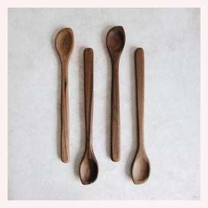Cuchara de Cocina de Madera Rústica de Gran Calidad, Elegante, Funcional y Segura para Alimentos, Utensilio para Remover, Mezclar y Servir, en Oferta - Product Image 2