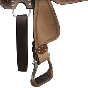 เบาะหนังแท้คุณภาพสูงทนทานต่อการแข่งแบบบาร์เรลอานม้าตะวันตกชุบนิกเกิลที่นั่งปรับแต่งได้อินเดีย - Product Image 5