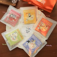 Sachet d'emballage autoportant en aluminium laminé imprimé en héliogravure, résistant à l'humidité et écologique, pour fruits, fleurs et thé, avec papier semi-Xuan