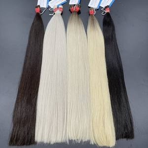 Extensión de cabello humano a granel, recto, precio barato, vendedor de cabello, longitud completa, 8 - 34 pulgadas, grado 12A, alta calidad - Product Image 4