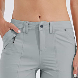 Shorts de plage taille haute pour femmes Séchage rapide Respirant Écologique 100% coton pour la natation estivale En couleur unie - Product Image 6