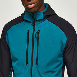 SUMROOS Coupe-vent personnalisé, coupe ajustée, extensible dans les quatre sens, vente à chaud 95% polyester 5% veste tissée en spandex pour la randonnée hivernale - Product Image 3