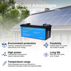 Pin Lithium năng lượng mặt trời giá rẻ, hàng EU, 24V <span class=keywords><strong>12V</strong></span> 50Ah 100Ah 200Ah, chu kỳ sâu, pin Lithium sắt LifePo4 - Product Image 4