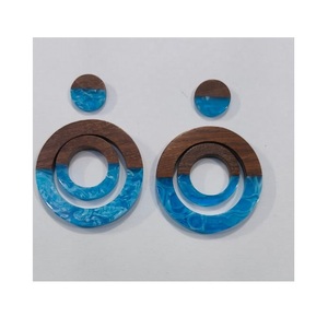 Pendientes de Madera Natural para Mujer, Diseño Exclusivo, Joyería de Moda Hecha a Mano, Regalo de Boda, Pendientes de Madera al Precio Más Bajo - Product Image 2