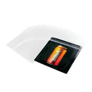 100 פלסטיק שקוף מגן LP שרוולים חיצוניים 3 מיל ויניל שרוולי אלבום כיסויי אלבום 12.75 אינץ' x 12.5 אינץ' ספק את אוסף ה-LP שלך