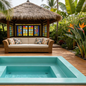 Piscina de Fibra de Vidrio con SPA, Jets Integrados y Sistema de Filtración Avanzado, Perfecta para Bienestar y Fitness - Product Image 2