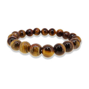 NOVAMART Fine Arihant <b>Gems</b> & Jewels Unisex Tiger Eye Crystal <b>Bracelet</b> Natural Certified Astrological Gemstone with Positive Effe - Product Image 1