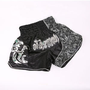 Shorts de Muay Thai personnalisés en gros pour adultes – Shorts de MMA, lutte et kick-boxing sur mesure, thème Thaïlande, technique délavée - Product Image 3
