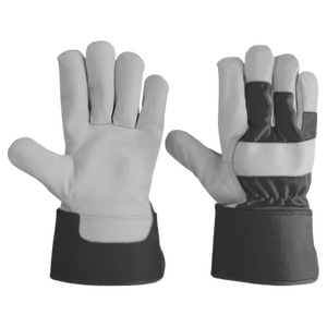 Gants de travail de sécurité canadiens fluorescents de qualité supérieure en cuir de vachette Gants de travail confortables en cuir industriel - Product Image 6