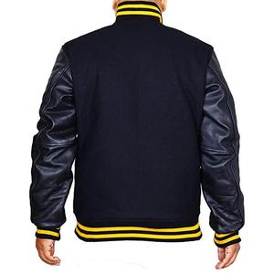Chaqueta de lana de invierno Varsity personalizada de alta calidad para hombres Relleno de algodón bordado al aire libre de otoño directo del fabricante - Product Image 3