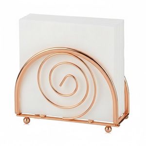 Elegante Servilletero Decorativo de Metal con Acabado Plateado para Comedor, Almacenamiento, Hotel, Hostelería, Alquiler Vacacional, Cocina - Product Image 5