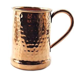 Premium Hammered <b>Copper</b> <b>Mug</b> with Sleek Tall Design Durable Metal Drinkware for Home and Gifting - Product Image 2