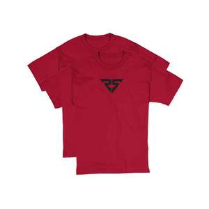 2024 été nouveau personnalisable 240gsm luxe hommes t-shirts coton couleur rouge t-shirt uni pour hommes salle de sport avec impression Logo personnalisé - Product Image 1