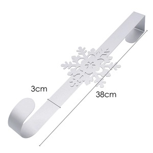 Soporte de media de Metal plateado de lujo para chimenea de Navidad, organizador decorativo de árbol de exhibición de vacaciones - Product Image 5