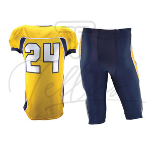 Uniforme de Fútbol Americano de Manga Corta Estampado Transpirable de Alta Calidad y Bajo Precio Hecho de 100% Poliéster - Product Image 6
