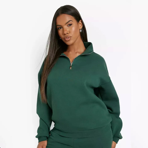 Sweat-shirts à capuche pour femmes, doux, respirants, doublés, décontractés, avec logo sur le devant, couleurs personnalisées, hiver - Product Image 2