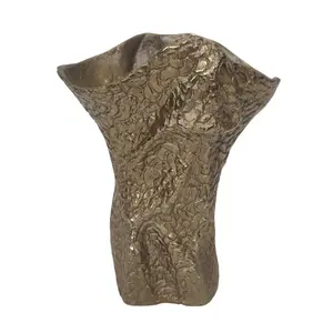 Jarrón de Flores de Hierro Hecho a Mano, Zahid Exports, Diseño Floral de Inspiración Vintage, Centro de Mesa Navideño, Maceta Decorativa para Hogar y Hotel - Product Image 1