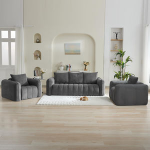 Últimos Productos 2026, Juego de Sofás para Sala de Estar Comprimidos de Alibaba y Amazon, Empacados en una Caja Pequeña, Sin Necesidad de Ensamblaje - Product Image 1