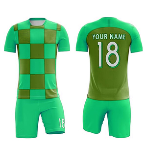 Vêtements de football pour hommes de la plus haute qualité couleur unie haut de football simple maillot chemises de football uniformes - Product Image 1