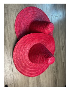 El mejor precio para exportar el sombrero de paja arcoíris México grande ancho colorido para ocasiones especiales de Vietnam 99GD - Product Image 3