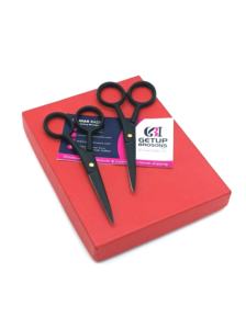 กรรไกรตัดผมมืออาชีพ 7 นิ้ว ญี่ปุ่น 4Cr13 สแตนเลส ด้ามยาว สำหรับคนถนัดขวา กรรไกรตัดผมสำหรับร้านเสริมสวย - Product Image 2