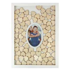 Marco para Libro de Visitas en Forma de Corazón para Escribir y Exhibir Fotos - Product Image 1