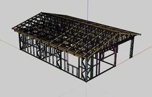 Xây dựng nhà kho Kết Cấu Thép đúc sẵn với khung dầm mạ kẽm cho kho công nghiệp - Product Image 2