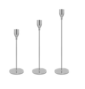 Bougeoir en métal en fer de qualité supérieure fabriqué à la main support en verre poli avec pot de bougie pour les décorations de maison de mariage de noël - Product Image 1