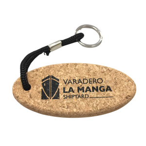 Llavero de corcho flotante de madera promocional impreso Logotipo de serigrafía personalizado - Product Image 3