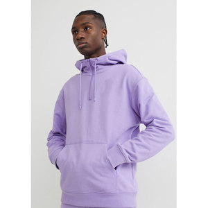 Sudadera con capucha corta para hombre, 100% algodón, corte holgado, hombros caídos, con media cremallera, logotipo personalizado, OEM, estilo urbano, venta al por mayor - Product Image 1