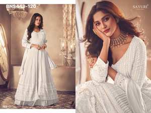 Proveedor de Trajes Salwar de Georgette Sintética con Bordado y Lentejuelas de Alta Demanda, Fabricante de Moda Femenina de Surat - Product Image 3