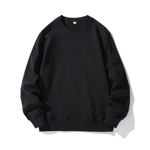 Haute qualité nouveau sweat à capuche unisexe 100% coton français éponge solide motif acide lavage sweat à col rond pour hommes pour l'hiver - Product Image 3