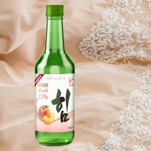 Soju Bouteille en verre Prix d'usine Faible saveur de pêche Doux et rafraîchissant Vente en gros de boissons alcoolisées coréennes Fabricant du Vietnam - Product Image 3