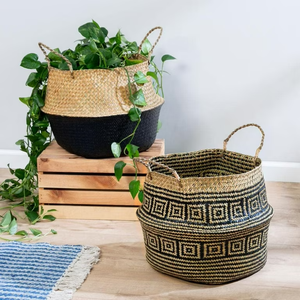 Autres paniers de rangement Panier traditionnel Supports de stockage durables Artisanat Oem/Odm Fabricant du Vietnam - Product Image 2