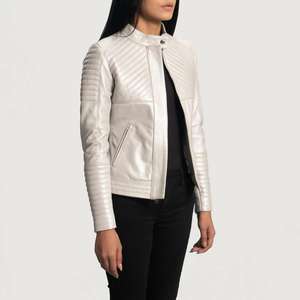 Veste en cuir pour femme à prix raisonnable, respirante, anti-rides, imperméable, écologique, de qualité supérieure, légère, en coton d'hiver - Product Image 5