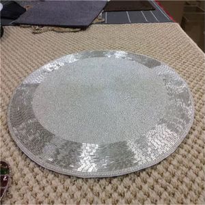 Procesamiento de venta directa de fábrica y alfombrilla de cuentas personalizada hecha a mano, alfombrilla de disco, alfombrilla de mesa con bandera para cena, alfombrilla de mesa de té - Product Image 4