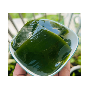 Delicious Jelly Topping THACH SUONG SA From <b>Dried</b> Green <b>Grass</b> Jelly Leaves, Natural Green Jelly Leaf At Cheap Price - Product Image 1