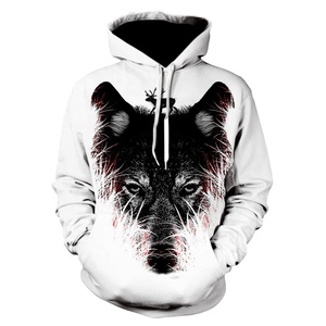 Sudadera con capucha personalizada de algodón y poliéster con mangas largas, nueva Sudadera con capucha sublimada ODM de Boxing Trend para la temporada de otoño - Product Image 3