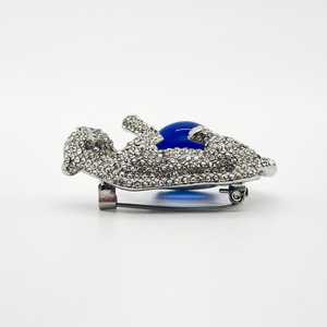 Broche léopard luxueuse avec diamant élégant en argent sterling 925 Broche unique pour femme Leb Grown Diamond Accessoire à la mode - Product Image 3