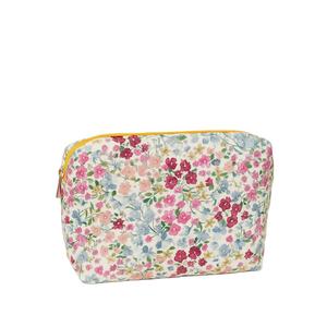 2025 Elegant Eco-Friendly <b>Large</b> <b>Capacity</b> Portable Makeup Organizer Canvas Canvas <b>Bag</b> Zipper Closure <b>Large</b> <b>Capacity</b> - Product Image 1