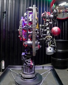 Horloge Cadeau Personnalisée, Horloge Cadeau d'Entreprise, Horloge Pièces de Moto, Horloge Pièces Métalliques, Horloge Artistique, Horloge Engrenages Moteur, Personnalisation Vietnam 2026 - Product Image 5