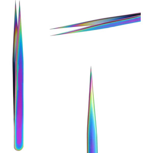 แหนบปลายแหลมสำหรับขนบนใบหน้าของผู้หญิงแหนบสเตนเลสแบบมืออาชีพสำหรับกำจัดขนคิ้วคางและขนคุด - Product Image 1