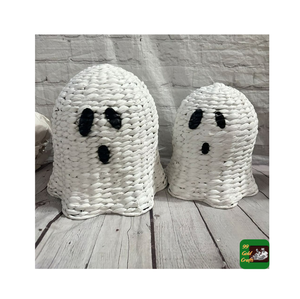 <b>Halloween</b> Handcrafted Water Hyacinth Wicker Nesting Ghost Spooky Figure <b>Halloween</b> <b>Decor</b> Vietnam Cheap Price Wholesale - Product Image 1