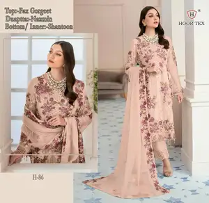 Salwar Kameez Suit pakistan tarzı kadın elbise hint müslüman elbise kadınlar için ihracat kaliteli malzeme Readymade bayanlar elbise