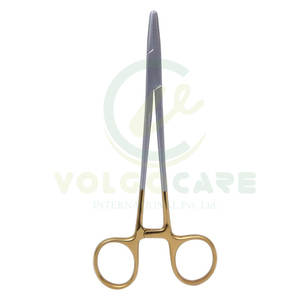 Portaagujas de acero inoxidable de alta calidad al por mayor, 8 pulgadas, plata disponible en todos los diseños y estilos - Product Image 6