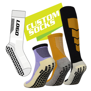 Calcetines con agarre de logotipo personalizado de alta calidad, Calcetines antideslizantes con agarre de fútbol, calcetines de fútbol antideslizantes - Product Image 2