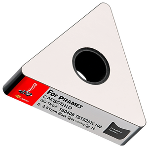 Insertos de Torneado PRAMET ISO TNGA 160408 T01020TC100 D. 3.81mm Negro Gris, Cantidad 10 - Product Image 2